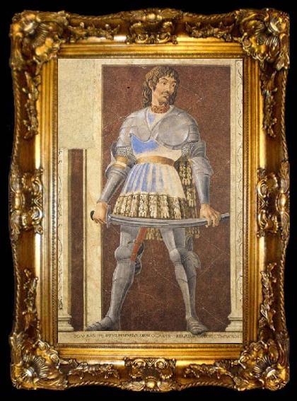 framed  Andrea del Castagno Pippo Spano, ta009-2